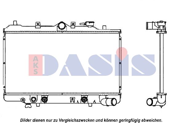 AKS DASIS Radiators, Motora dzesēšanas sistēma 110001N